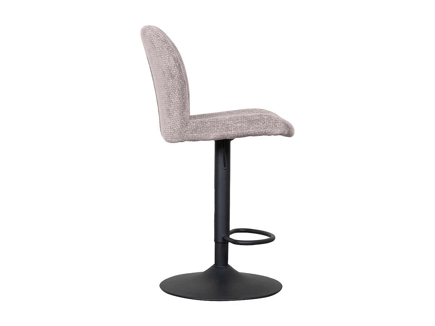 Tabouret de bar Vino - Naturel - Elite - Vérin à gaz - lot de 2