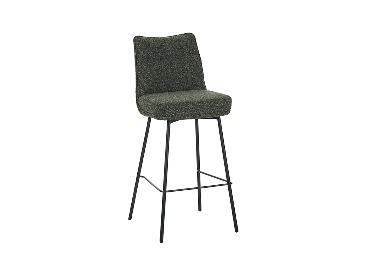 Tabouret de bar Lennon - Forest - Boucle - lot de 2