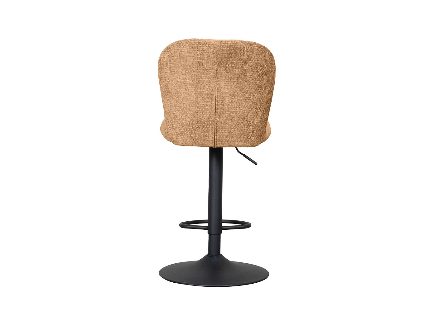Tabouret de bar Vino - Cognac - Elite - Vérin à gaz - lot de 2