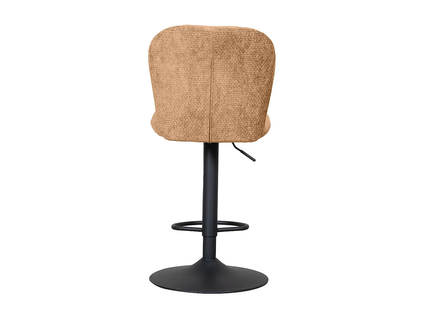 Tabouret de bar Vino - Cognac - Elite - Vérin à gaz - lot de 2