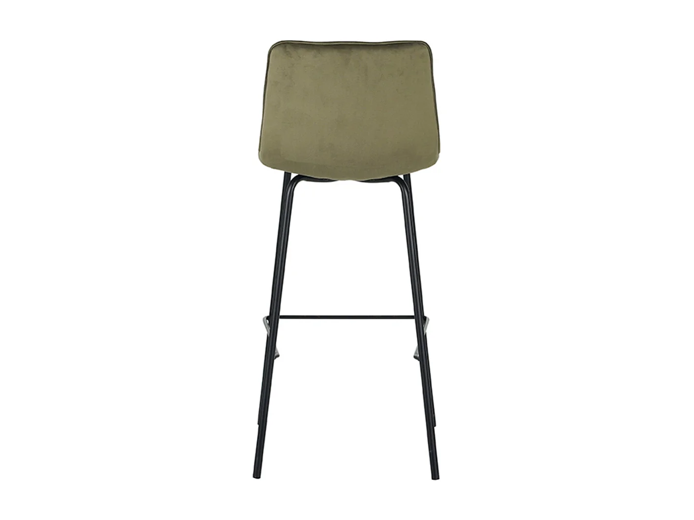 Tabouret de bar Bistro - Hunter - Velours - lot de 2