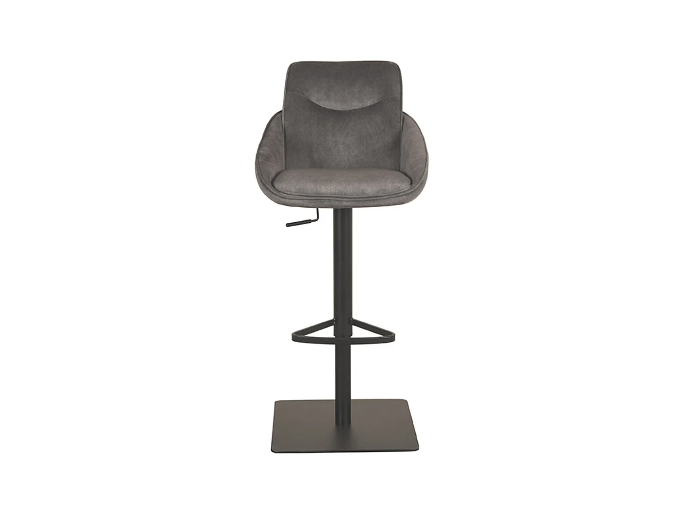 Tabouret de bar Beauty - Anthracite - Cosmo - 58,5x52x88 cm - lot de 2