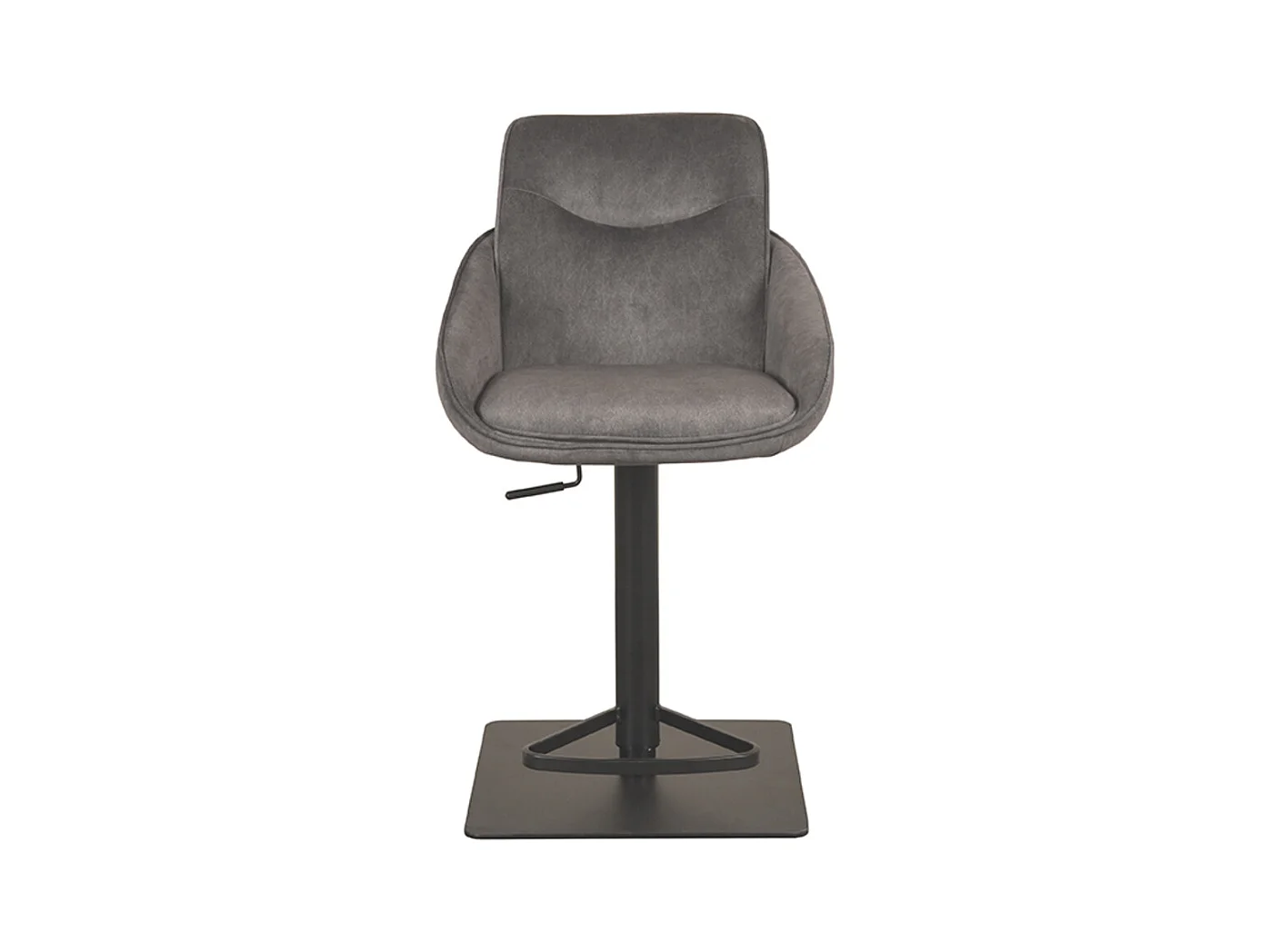 Tabouret de bar Beauty - Anthracite - Cosmo - 58,5x52x88 cm - lot de 2