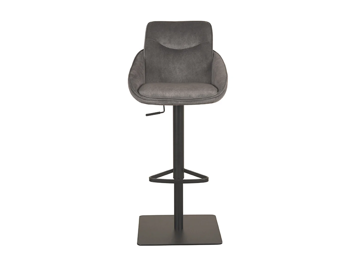 Tabouret de bar Beauty - Anthracite - Cosmo - 58,5x52x88 cm - lot de 2