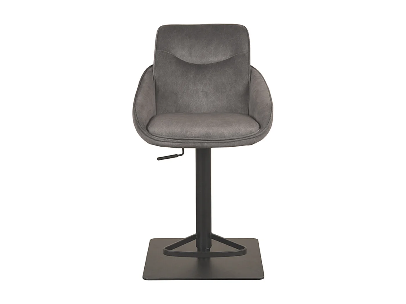 Tabouret de bar Beauty - Anthracite - Cosmo - 58,5x52x88 cm - lot de 2