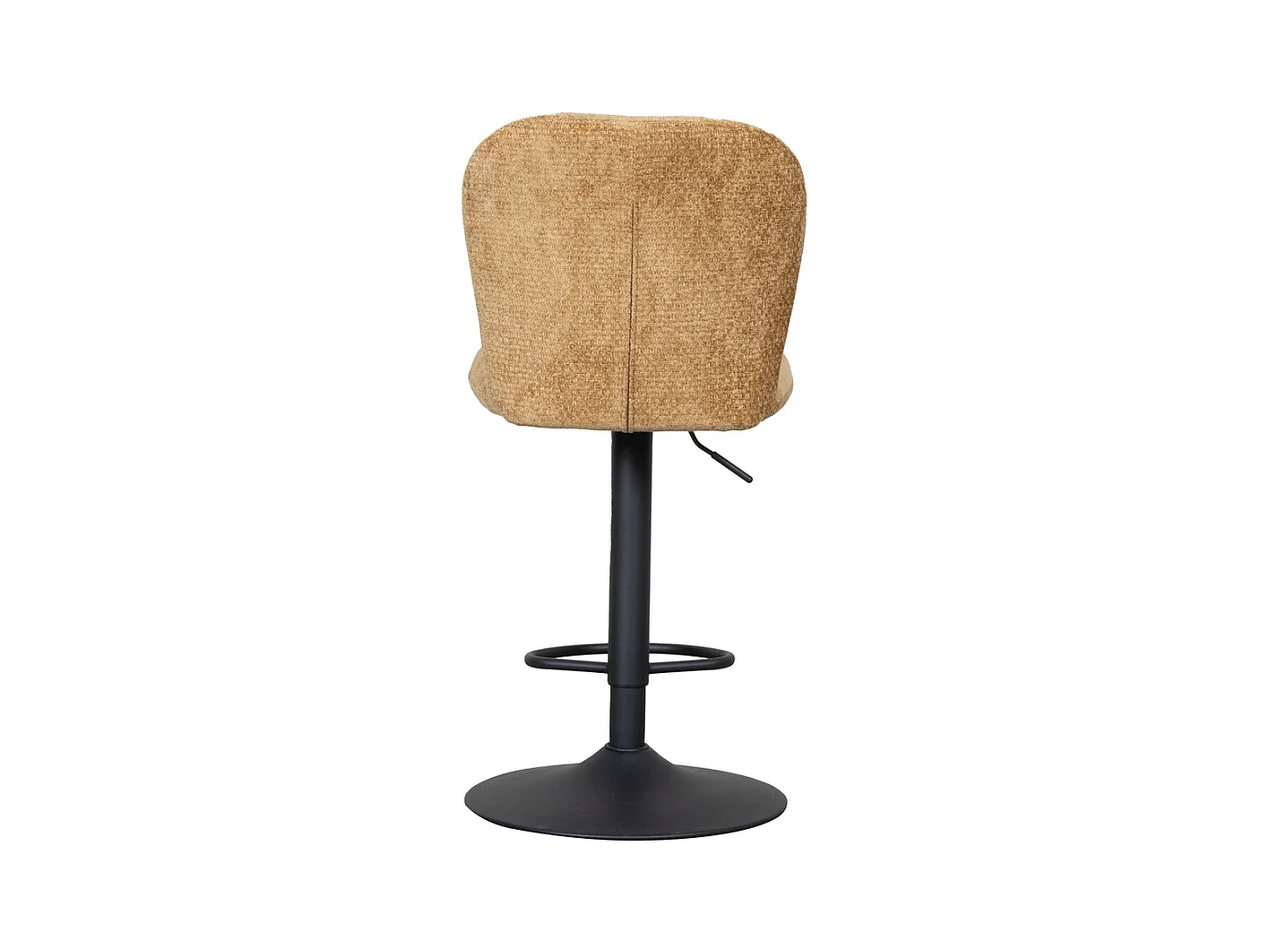 Tabouret de bar Vino - Ocre - Elite - Vérin à gaz - lot de 2