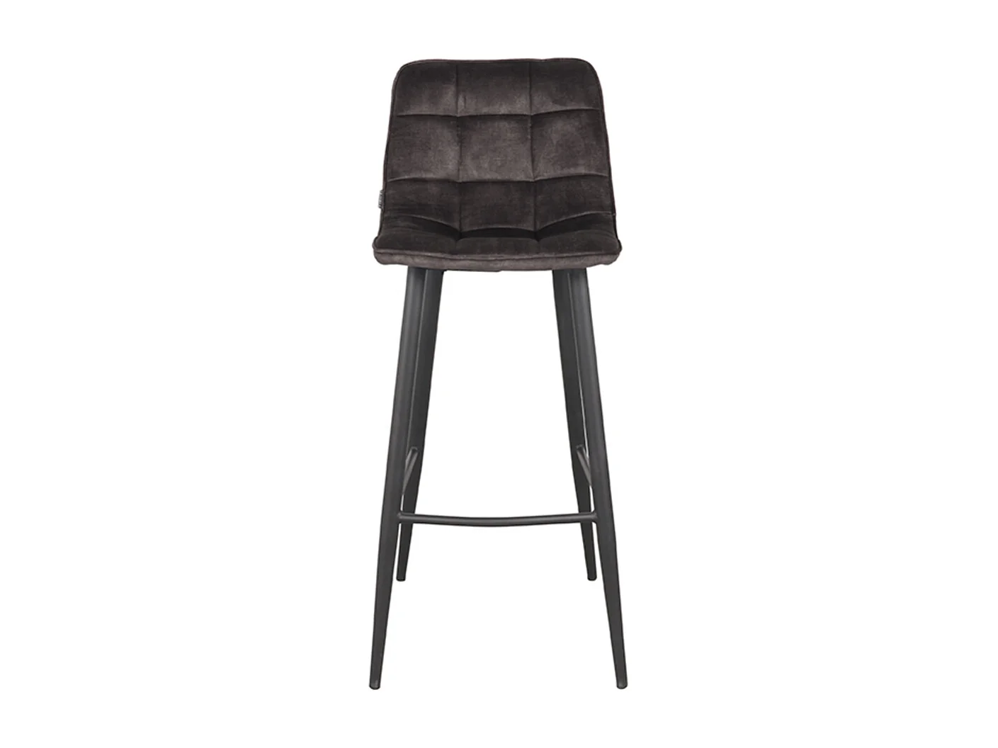 Tabouret de bar Jelt - 45x48x107cm - Anthracite - lot de 2