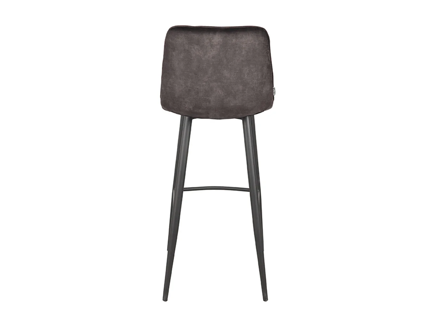 Tabouret de bar Jelt - 45x48x107cm - Anthracite - lot de 2