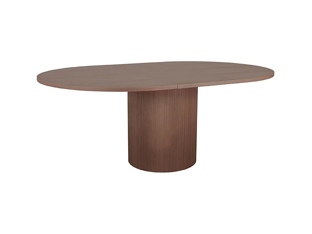 Table à manger Oliva - Noyer - Chêne - 150-200 cm - Extensible
