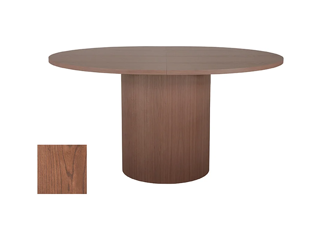 Table à manger Oliva - Noyer - Chêne - 150-200 cm - Extensible