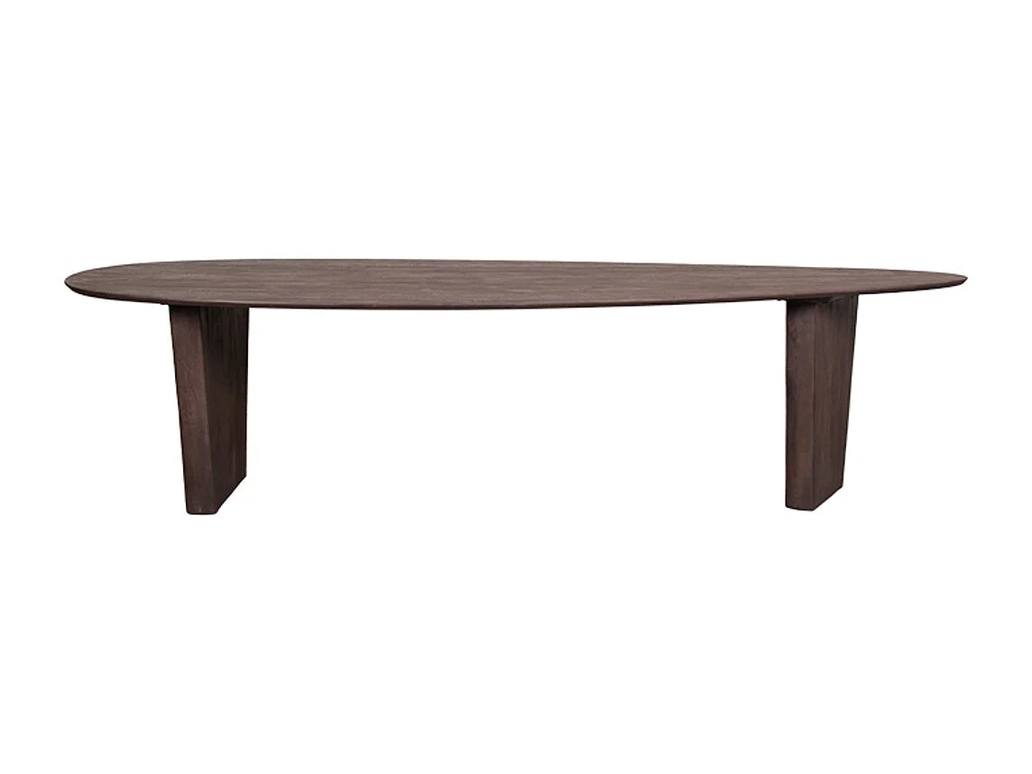 Eetkamertafel Wow - Espresso - Mangohout - 300x130 cm