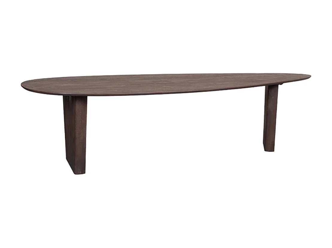 Eetkamertafel Wow - Espresso - Mangohout - 300x130 cm