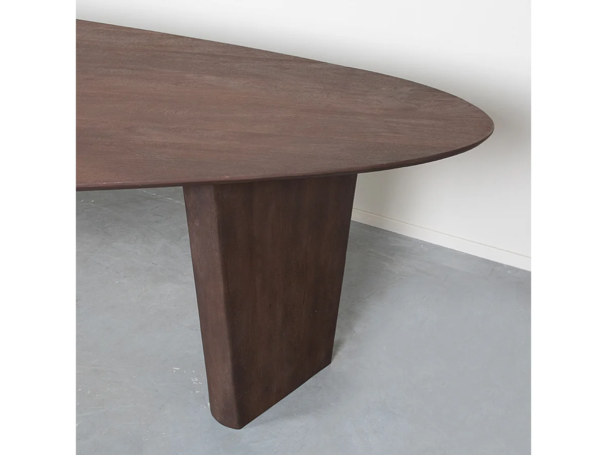 Eetkamertafel Wow - Espresso - Mangohout - 300x130 cm