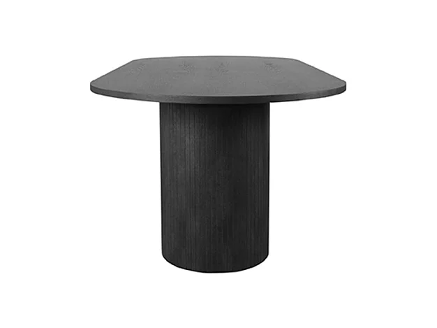 Esstisch Oliva - Schwarz - Eiche - 240 cm