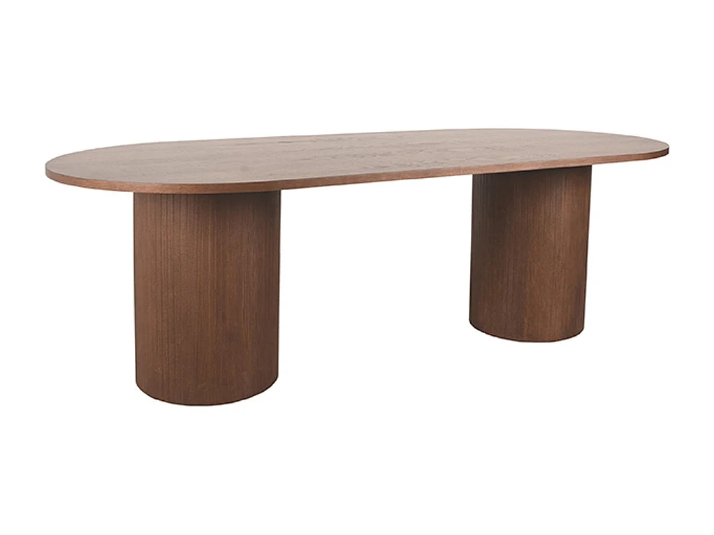 Eetkamertafel Oliva - Walnoot - Eiken - 240 cm