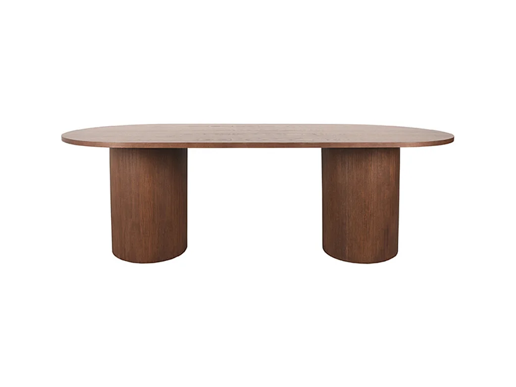 Eetkamertafel Oliva - Walnoot - Eiken - 240 cm
