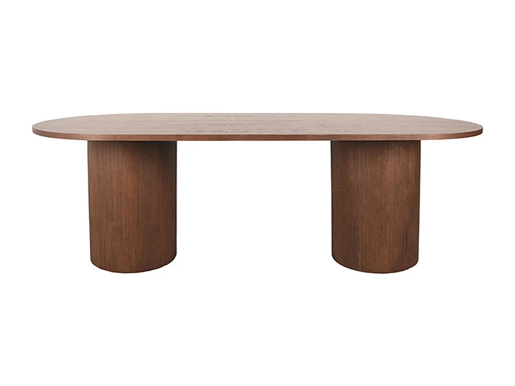Table à manger Oliva - Noyer - Chêne - 240 cm