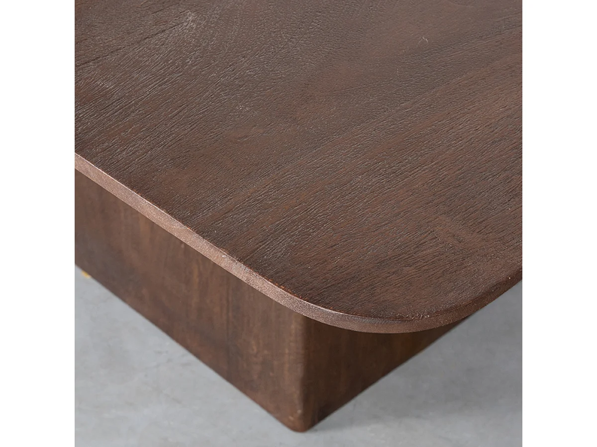 Table à manger Ingo - Espresso - Bois de manguier