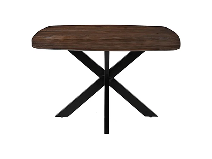 Table à manger Blake - Espresso - Bois de manguier - 140x140 cm