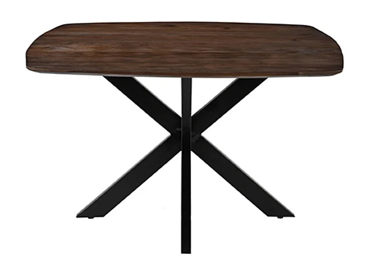 Table à manger Blake - Espresso - Bois de manguier - 140x140 cm