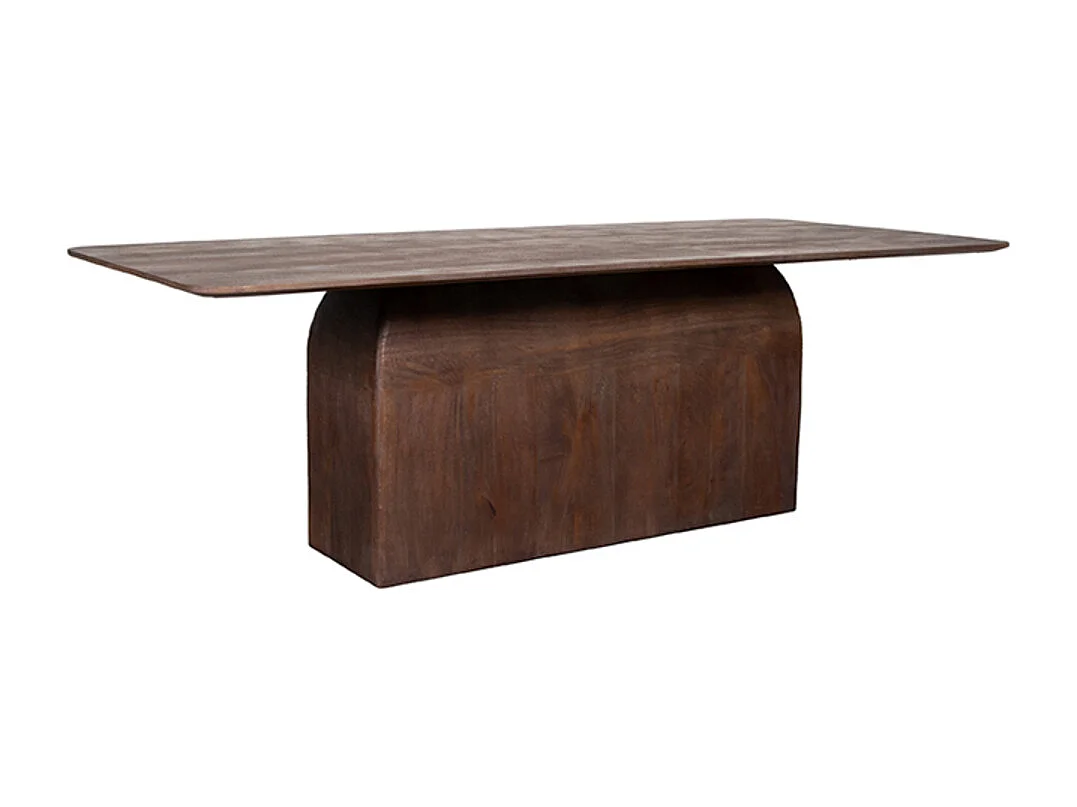 Eetkamertafel Owen - Espresso - Mangohout