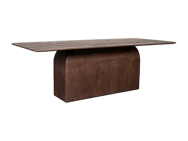 Eetkamertafel Owen - Espresso - Mangohout