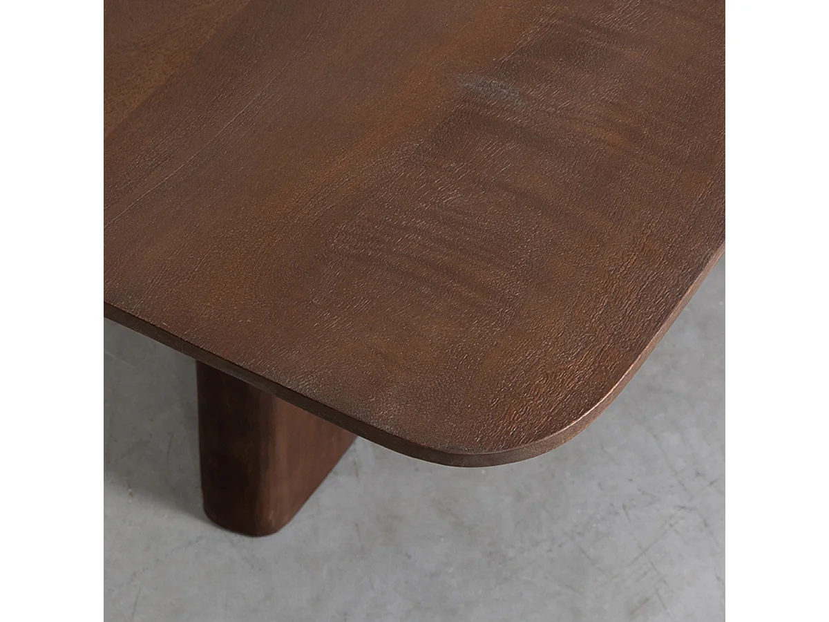 Table à manger Scott - Espresso - Bois de manguier