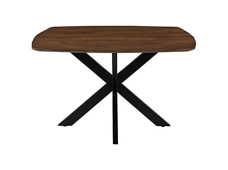 Table à manger Blake - Naturel - Bois de manguier - 130x130 cm