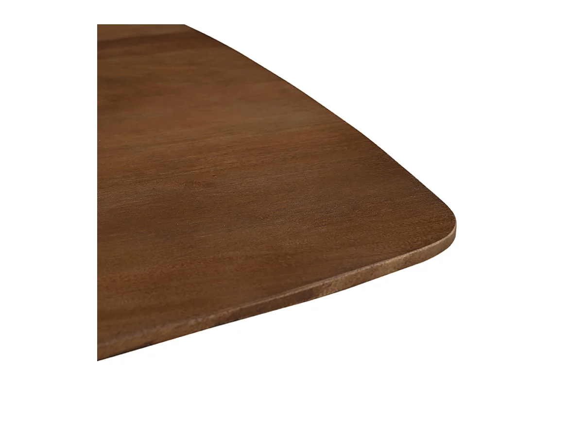 Table à manger Blake - Naturel - Bois de manguier - 130x130 cm