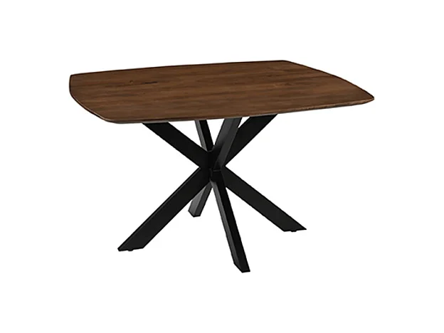 Table à manger Blake - Naturel - Bois de manguier - 130x130 cm