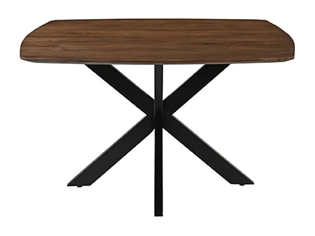 Table à manger Blake - Naturel - Bois de manguier - 130x130 cm