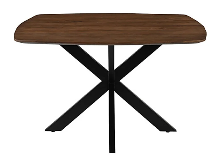 Eetkamertafel Blake - Naturel - Mangohout - 130x130 cm