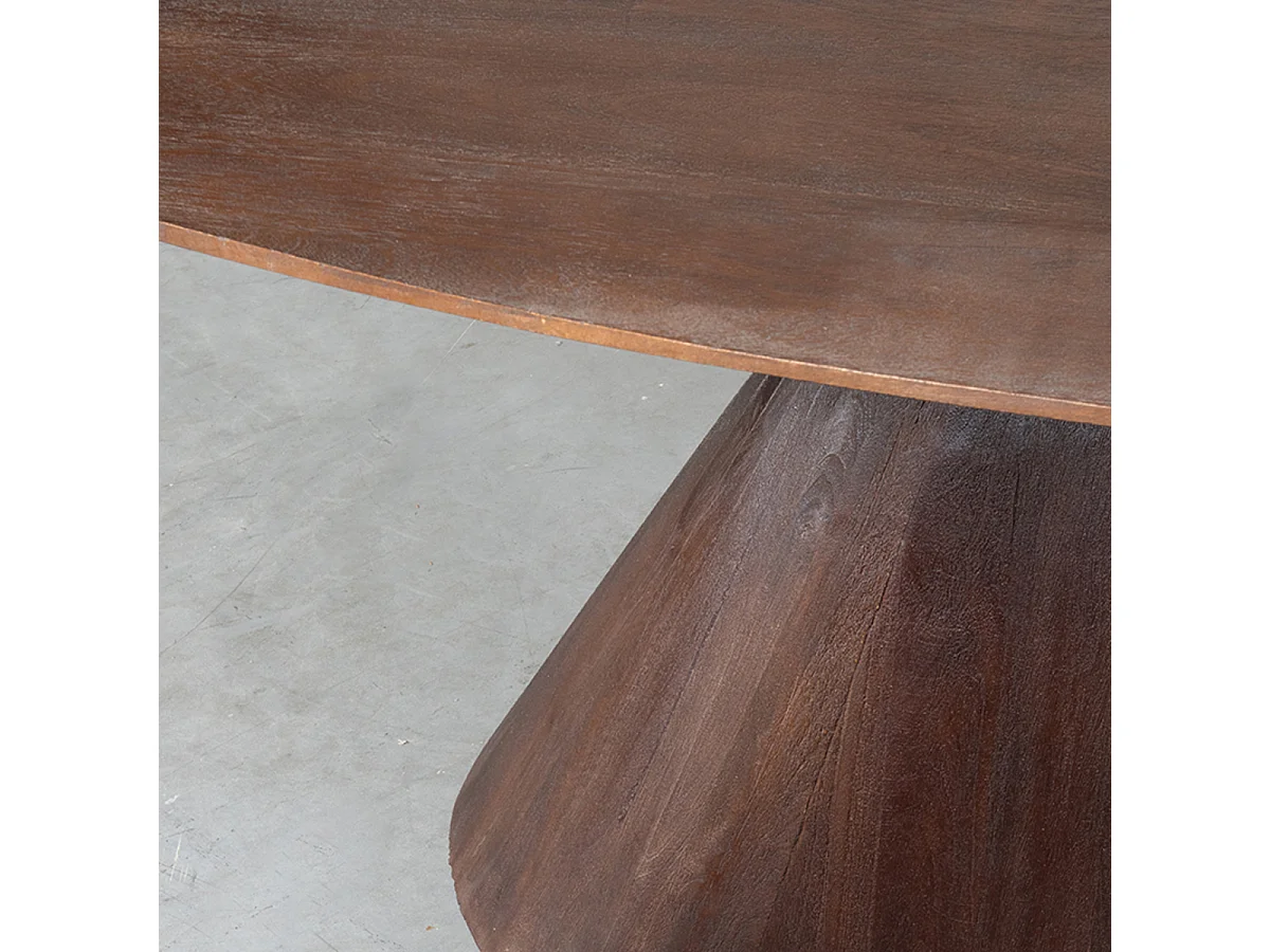 Table à manger Jagger - Espresso - Bois de manguier