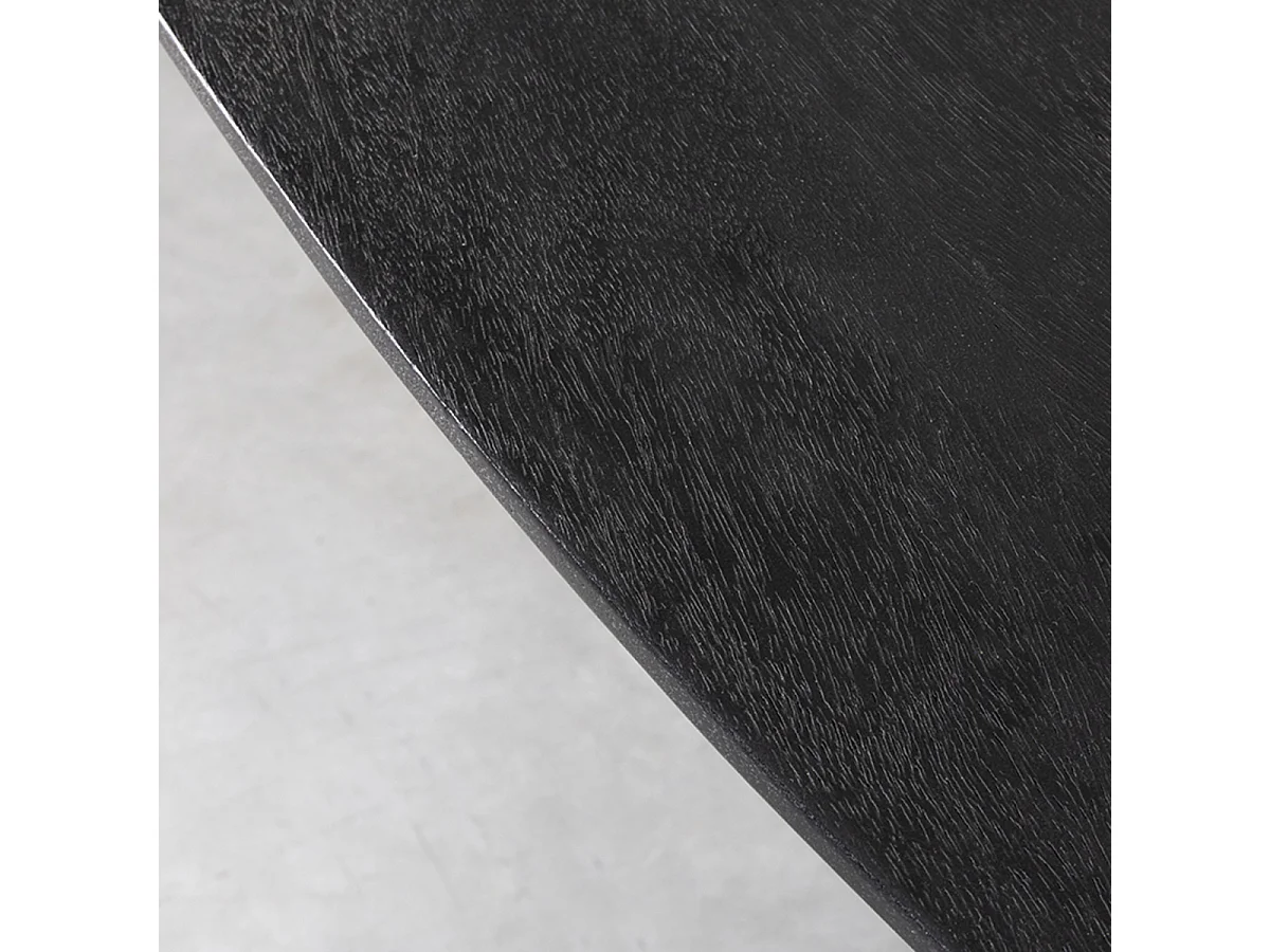 Eetkamertafel Cooper - Zwart - Mangohout - 250x110 cm