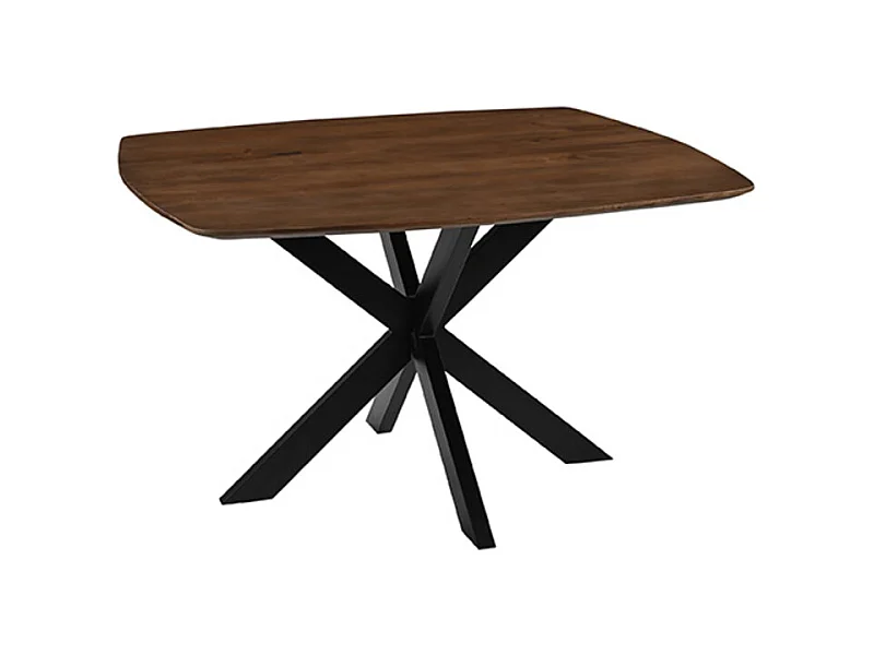 Table à manger Blake - Naturel - Bois de manguier - 140x140 cm