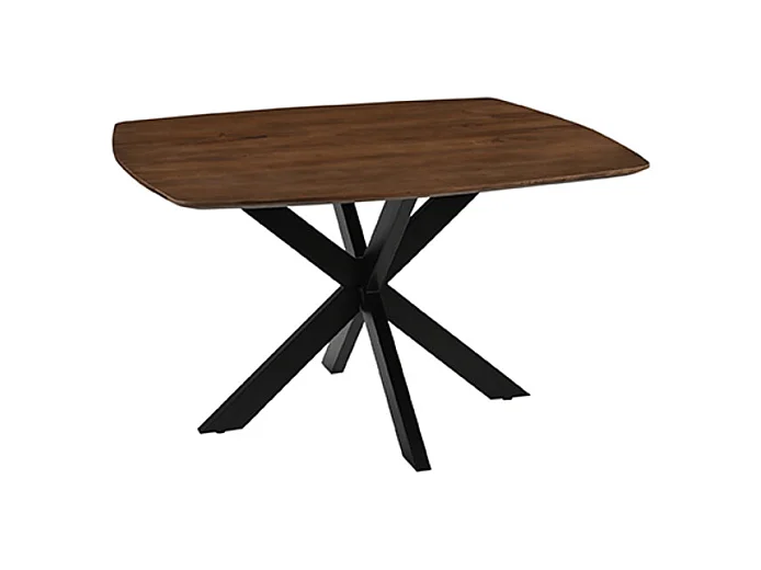 Table à manger Blake - Naturel - Bois de manguier - 140x140 cm