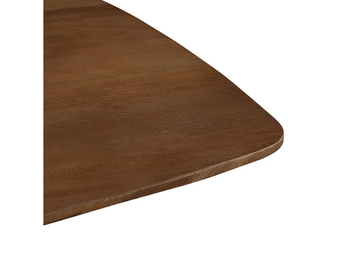 Table à manger Blake - Naturel - Bois de manguier - 140x140 cm