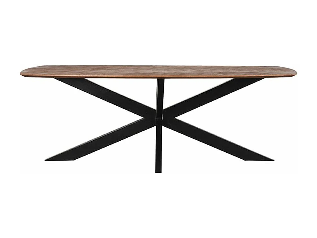 Esstisch Zane - Espresso - 220x100x76 cm