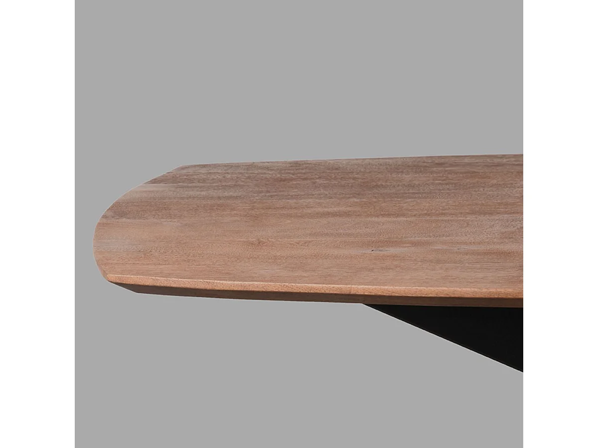 Esstisch Zane - Espresso - 220x100x76 cm