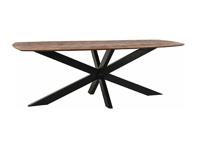 Esstisch Zane - Espresso - 220x100x76 cm