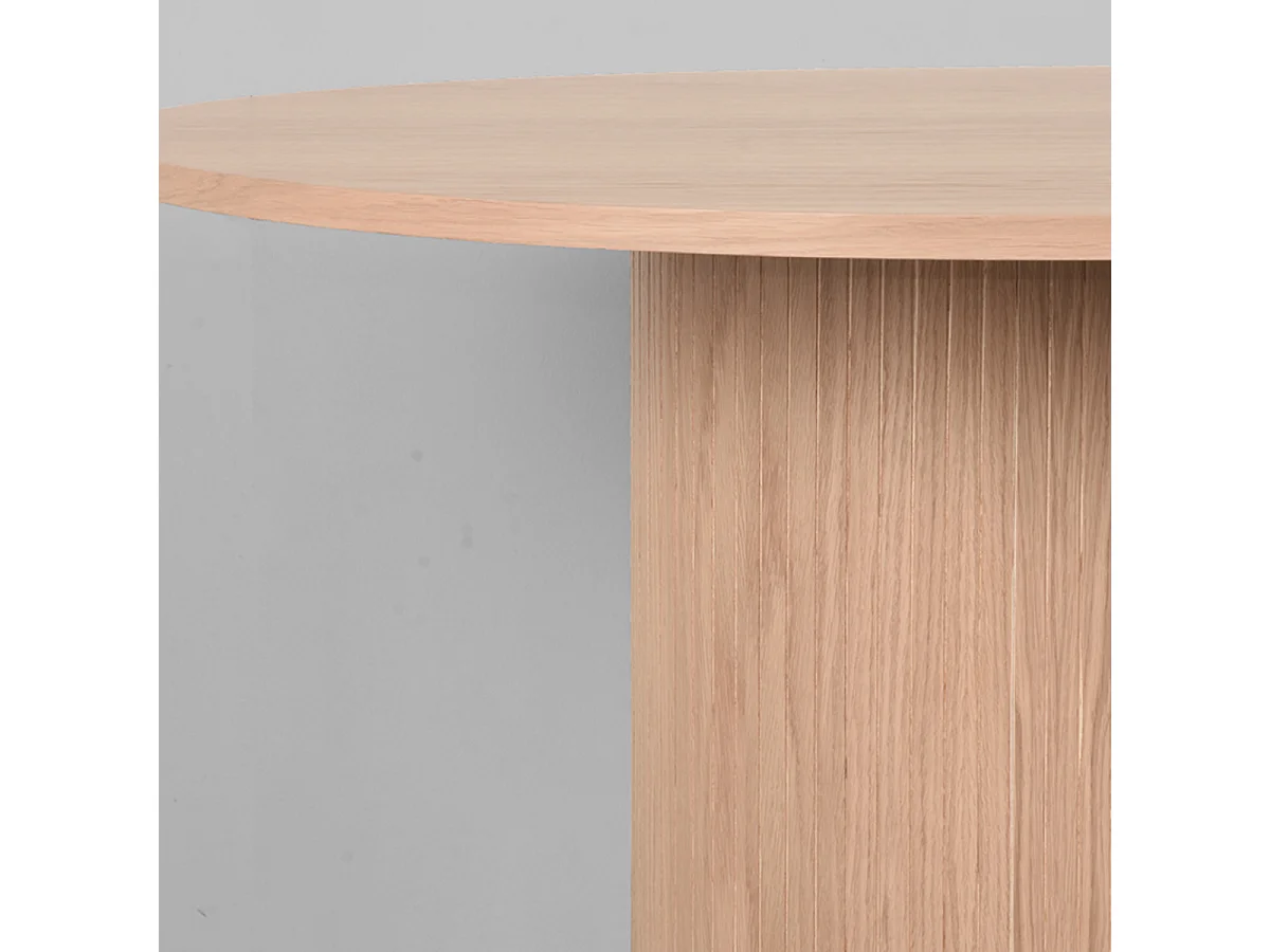 Table à manger Oliva - Naturel - Chêne - 240 cm