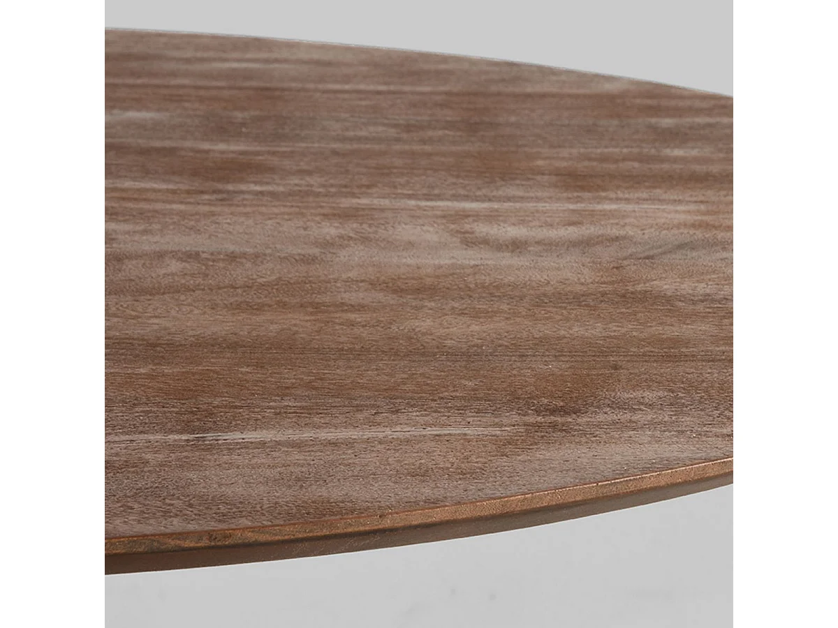 Eettafel Otto - 130cm - Espresso - Mangohout