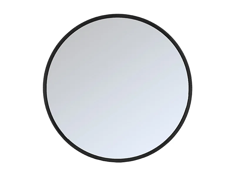 Miroir Oliva - Noir - Chêne - 110 cm
