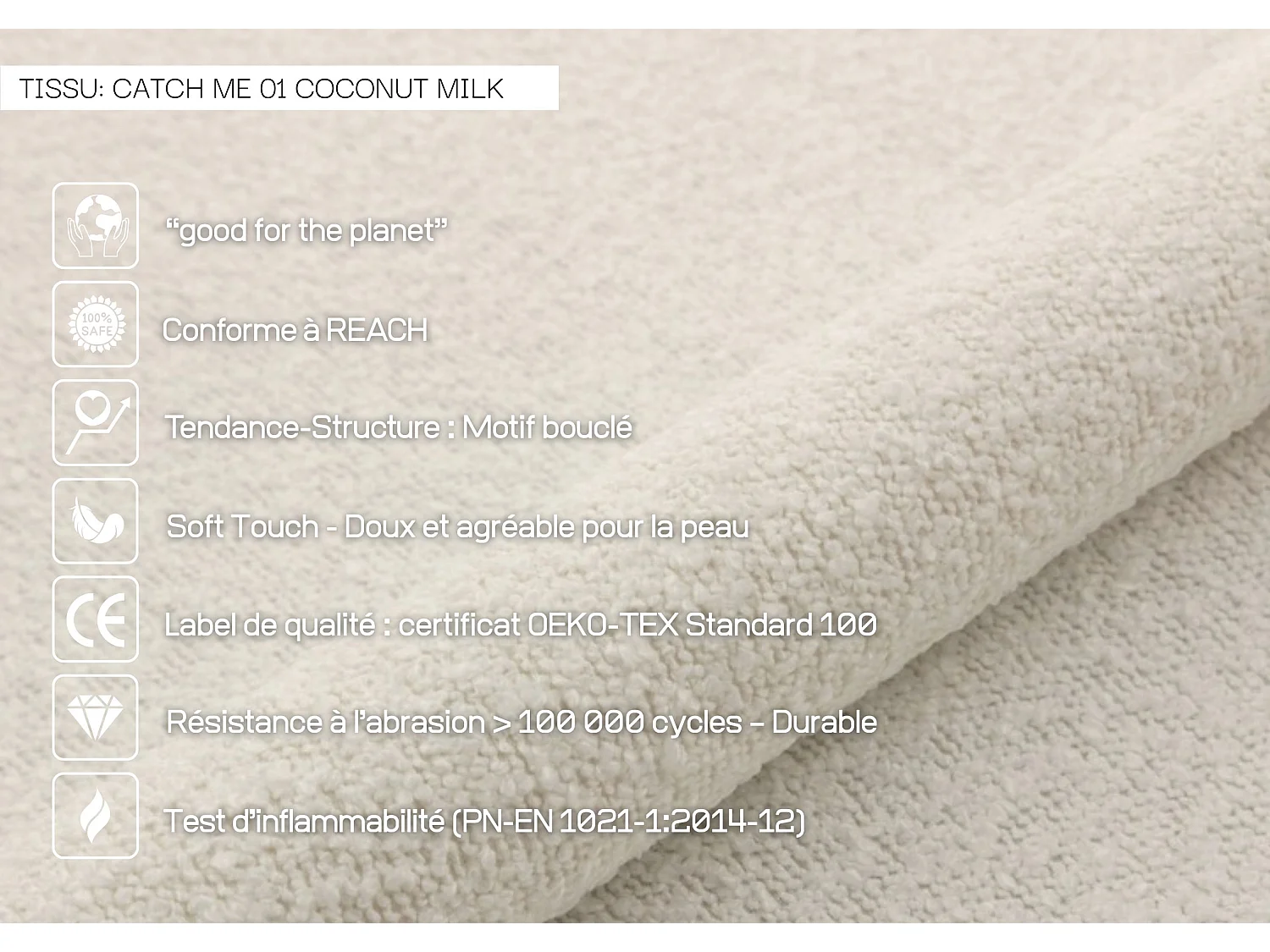 Lit flottant en hêtre massif MOMOKO / 160x200 cm, couleur blanche