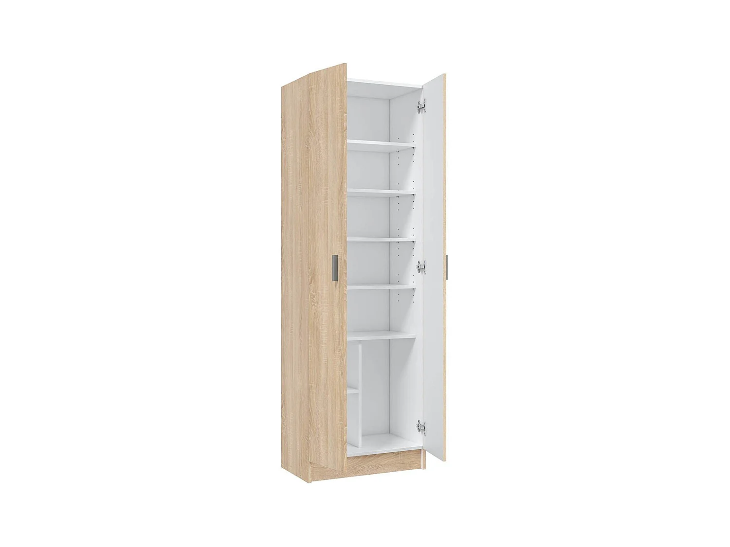 Armoire rangement 2 portes - L73 x H180 cm