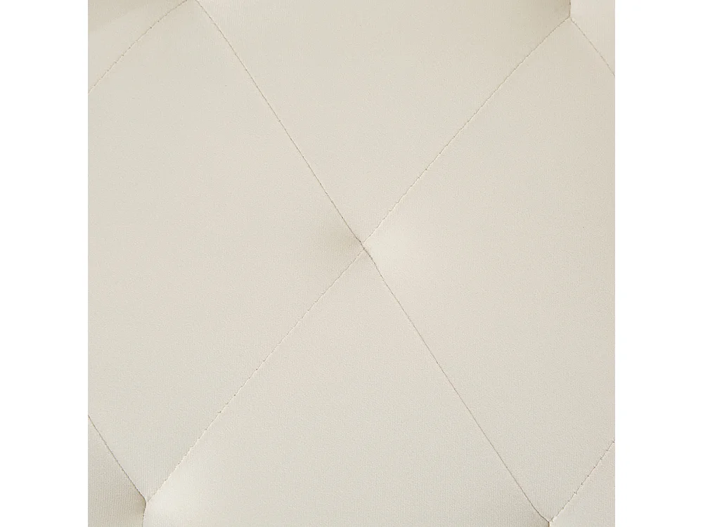 Moderne 2-zits slaapbank in beige fluweel, rugleuning in 3 standen verstelbaar, gouden metalen poten