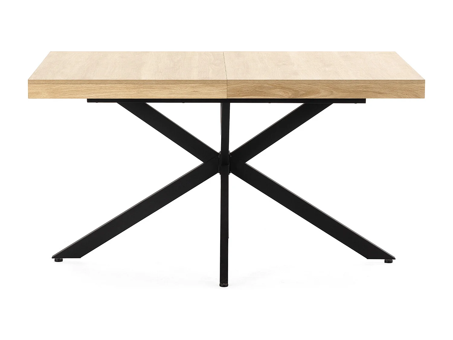 Table de salle à manger extensible Genova couleur chêne, 140-180 cm