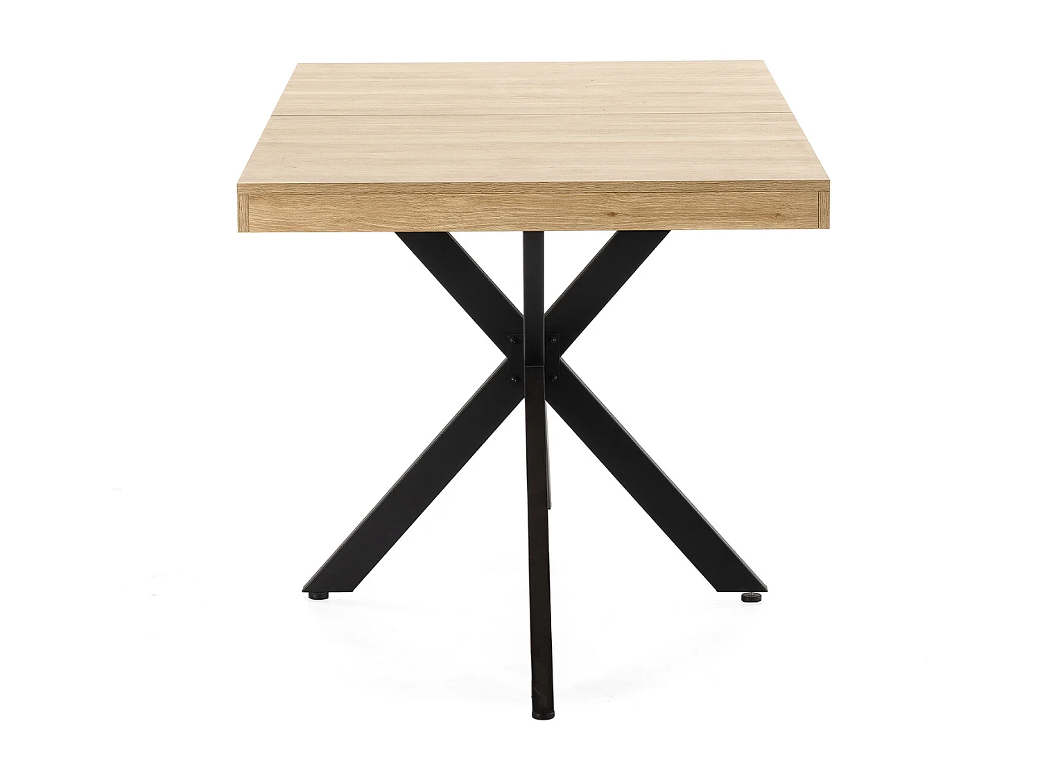 Table de salle à manger extensible Genova couleur chêne, 140-180 cm