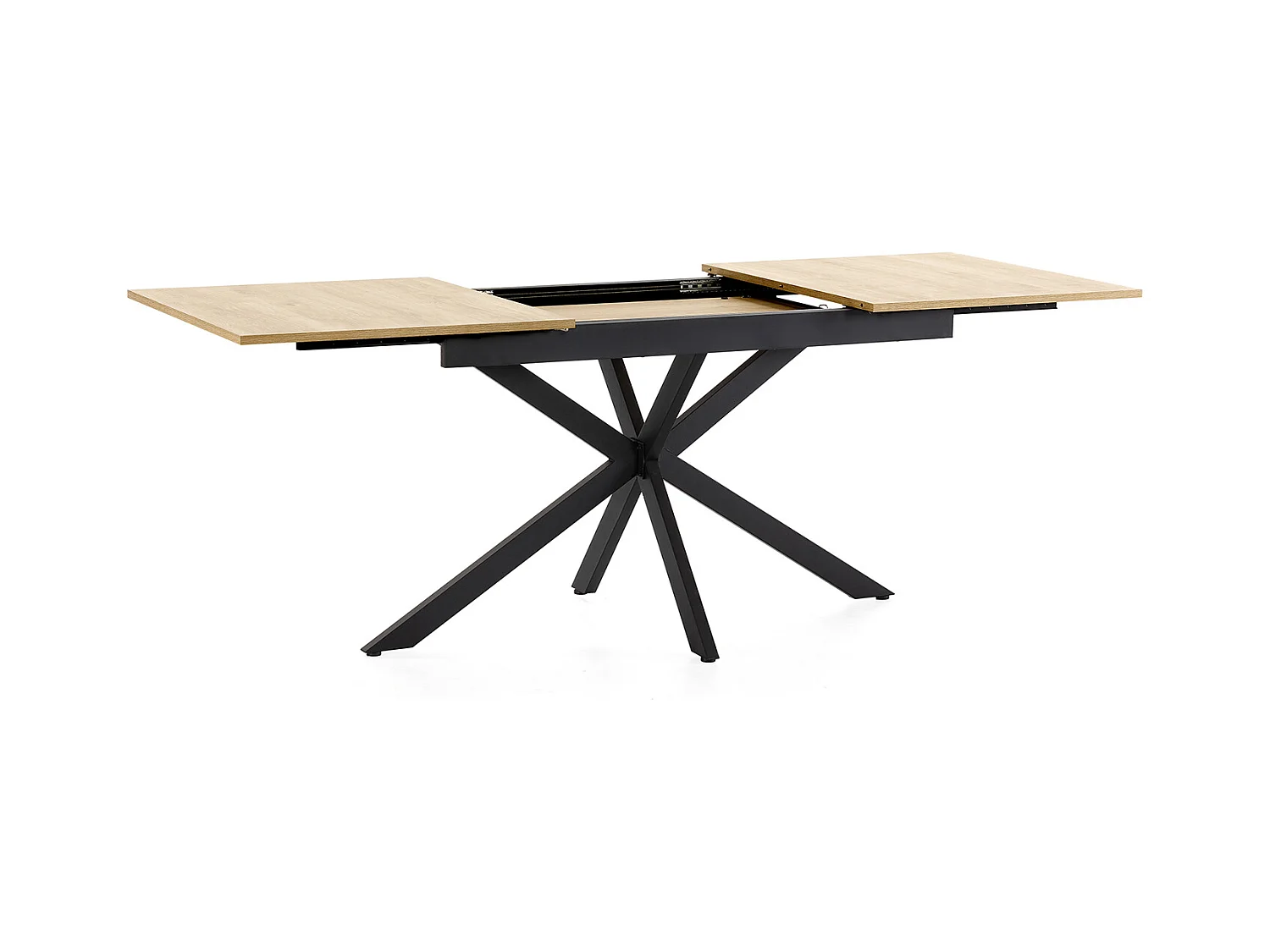 Table de salle à manger extensible Prato couleur chêne, 140-180 cm