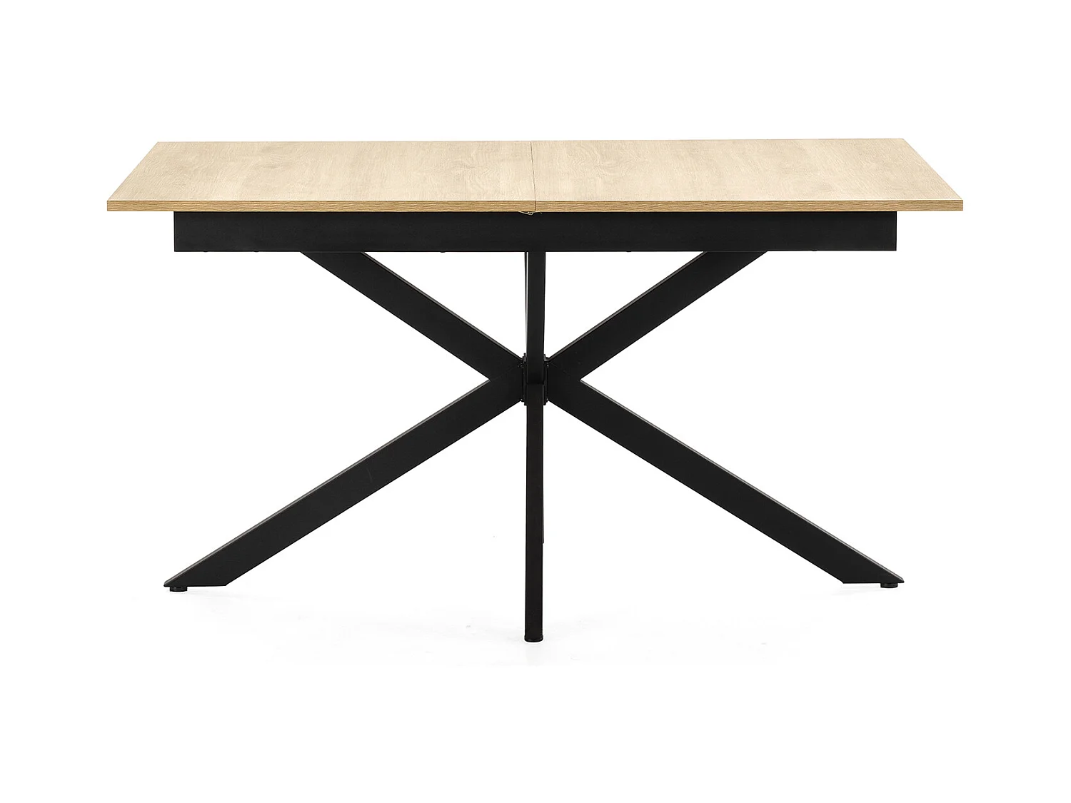 Table de salle à manger extensible Prato couleur chêne, 140-180 cm